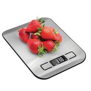 NWT DMI Digital Food and Kitchen Scale for Cooking, Baking and Meal Prep, Silver